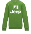 Дитячий світшот Logo Jeep Лаймовий фото
