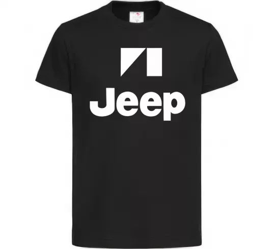 Дитяча футболка Logo Jeep Чорний фото