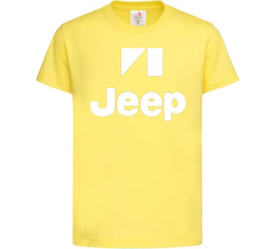 Дитяча футболка Logo Jeep Лимонний фото