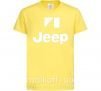 Детская футболка Logo Jeep Лимонный фото
