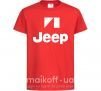 Дитяча футболка Logo Jeep Червоний фото