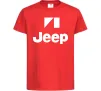 Дитяча футболка Logo Jeep Червоний фото