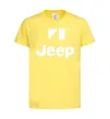 Детская футболка Logo Jeep Лимонный фото