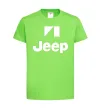 Детская футболка Logo Jeep Лаймовый фото