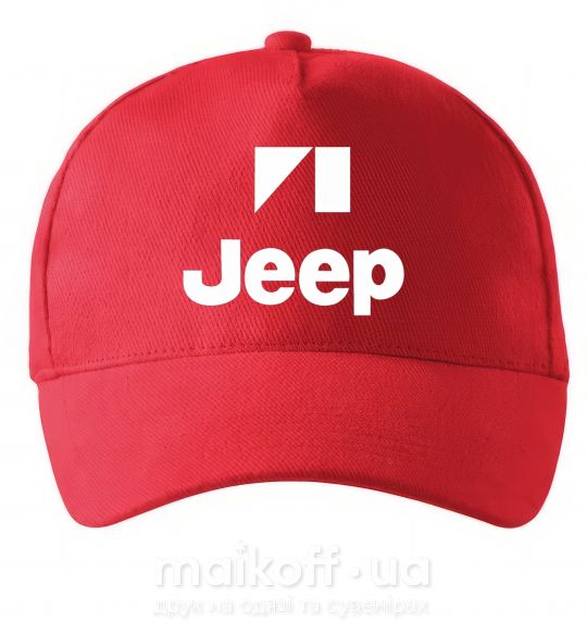 Кепка Logo Jeep Червоний фото