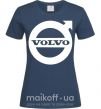 Женская футболка Logo Volvo Темно-синий фото