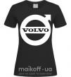 Женская футболка Logo Volvo Черный фото
