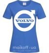 Женская футболка Logo Volvo Ярко-синий фото