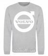 Світшот Logo Volvo Сірий меланж фото