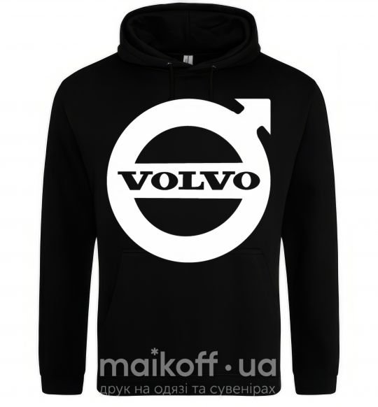Жіноча толстовка (худі) Logo Volvo Чорний фото