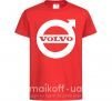 Дитяча футболка Logo Volvo Червоний фото