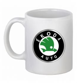 Чашка керамическая Skoda logo кольорове