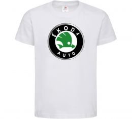 Дитяча футболка Skoda logo кольорове