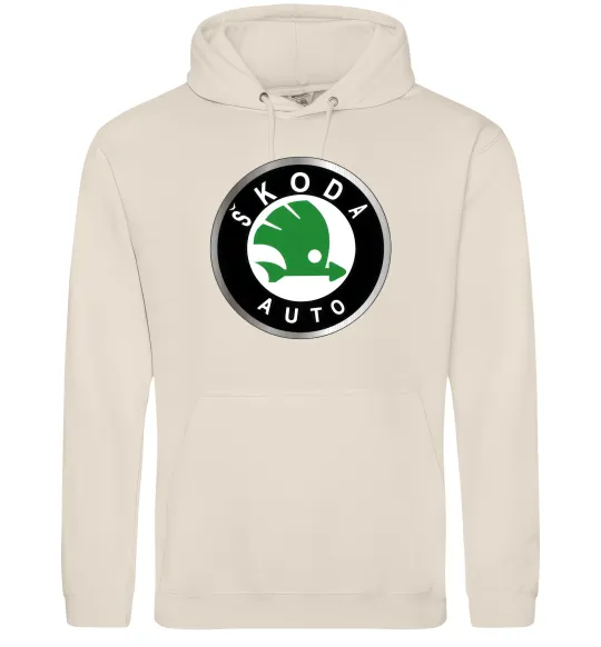 Чоловіча толстовка (худі) Skoda logo кольорове Таш фото