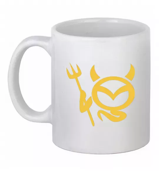 Чашка керамічна Devil Mazda Білий фото