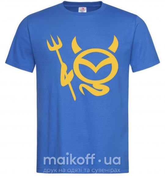 Мужская футболка Devil Mazda Ярко-синий фото