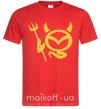 Мужская футболка Devil Mazda Красный фото