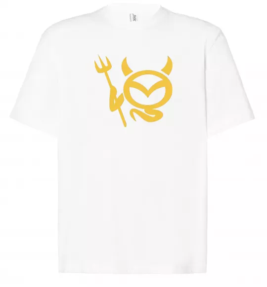 Футболка Оверсайз Devil Mazda Білий фото