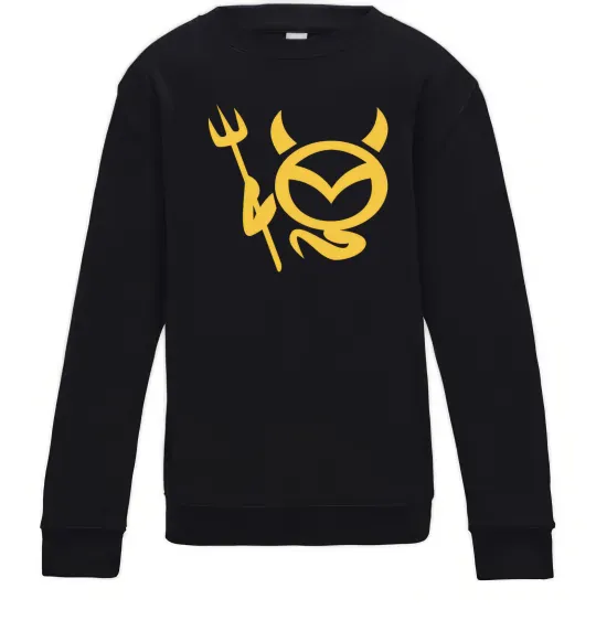 Детский Свитшот Devil Mazda Черный фото