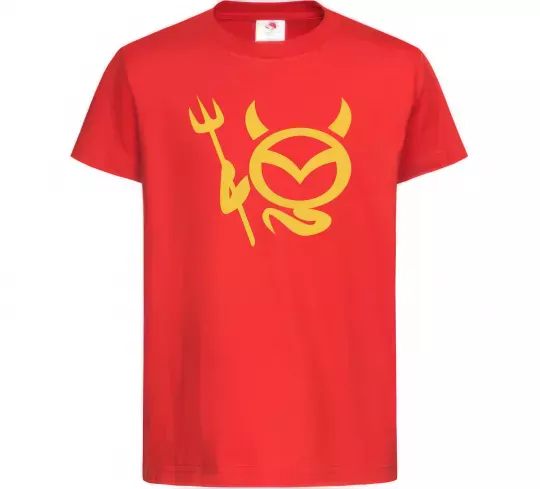 Детская футболка Devil Mazda Красный фото