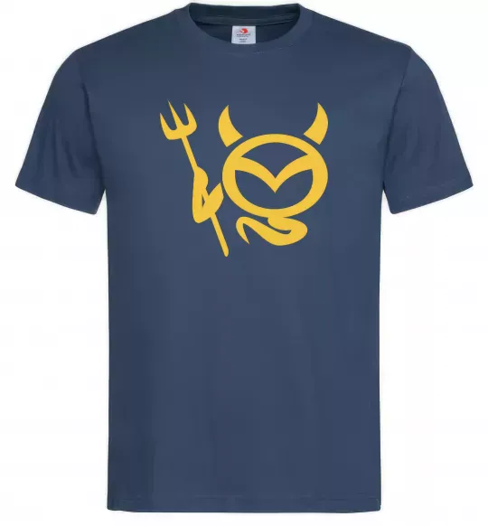 Мужская футболка Devil Mazda Темно-синий фото