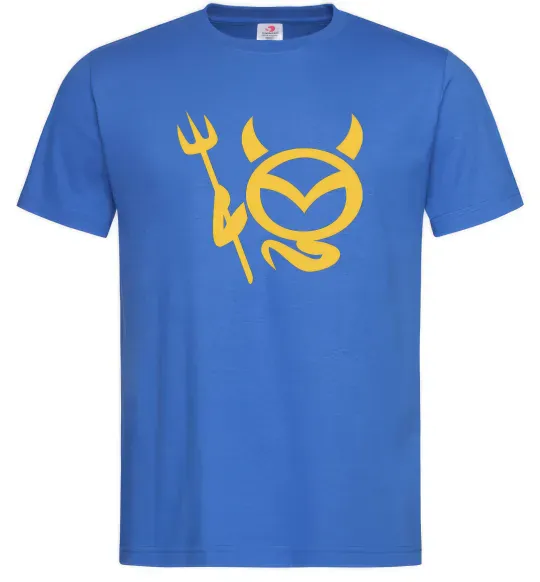 Мужская футболка Devil Mazda Ярко-синий фото