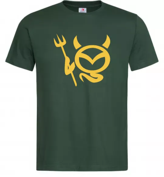 Мужская футболка Devil Mazda Темно-зеленый фото