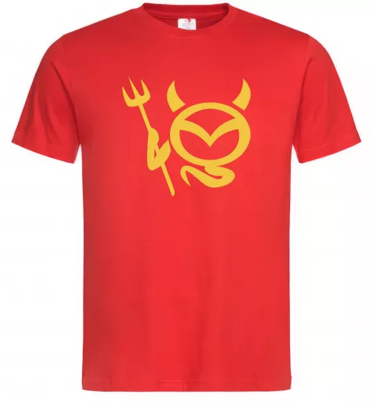 Мужская футболка Devil Mazda Красный фото