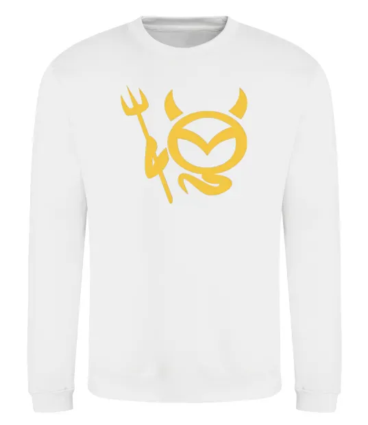 Свитшот Devil Mazda Белый фото