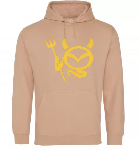 Чоловіча толстовка (худі) Devil Mazda Пісочний фото