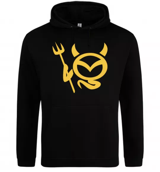 Женская толстовка (худи) Devil Mazda Черный фото