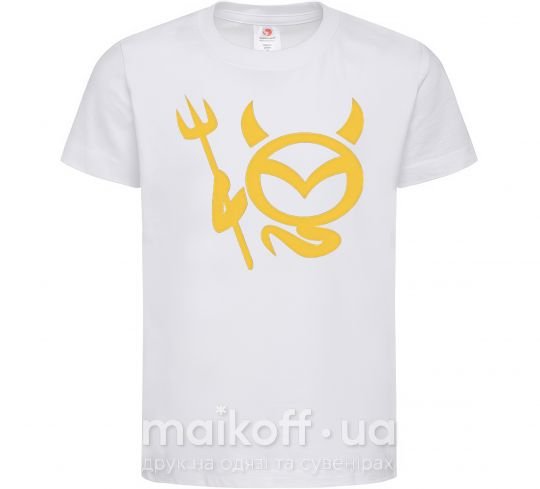 Дитяча футболка Devil Mazda Білий фото