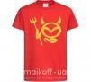 Дитяча футболка Devil Mazda Червоний фото