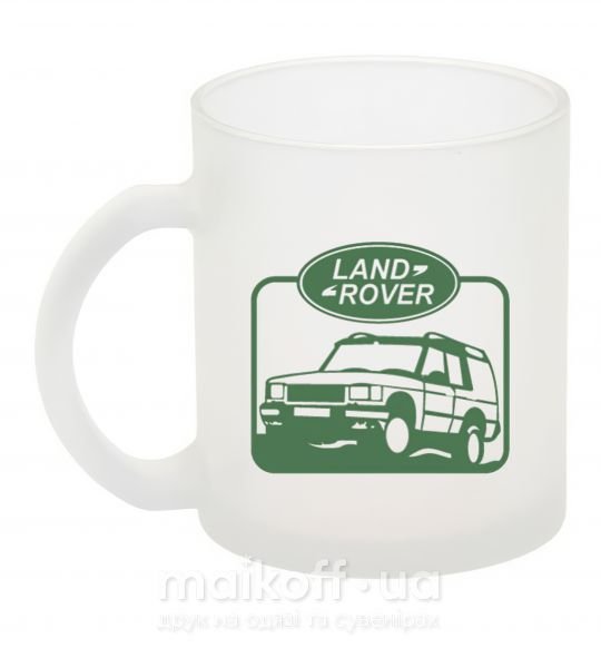 Чашка стеклянная Land rover car Фроузен фото