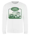 Світшот Land rover car Білий фото