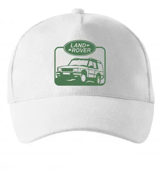 Кепка Land rover car Білий фото