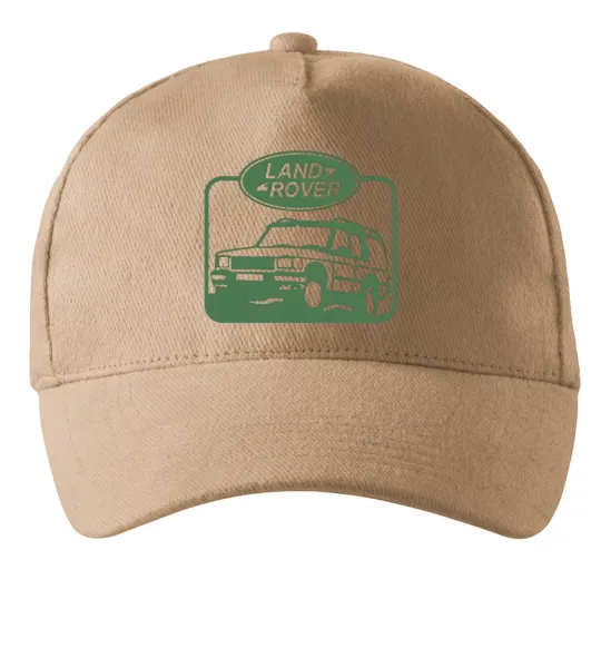 Кепка Land rover car Пісочний фото