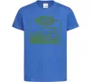 Дитяча футболка Land rover car Яскраво-синій Дитяча футболка Land rover car Яскраво-синій фото