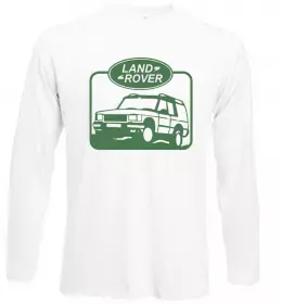 Лонгслив Land rover car Белый фото