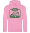 Жіноча толстовка (худі) Land rover car Рожевий фото