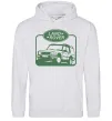 Женская толстовка (худи) Land rover car Серый меланж фото