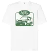 Футболка Оверсайз Land rover car Білий фото