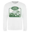 Свитшот Land rover car Белый фото