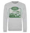 Свитшот Land rover car Серый меланж фото
