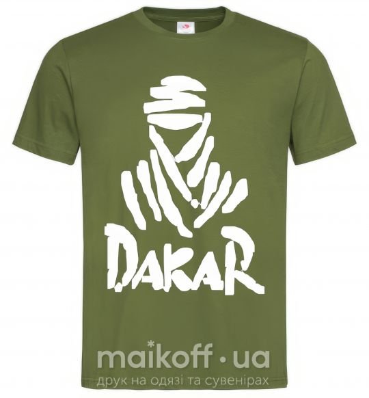 Чоловіча футболка Dakar Оливковий фото