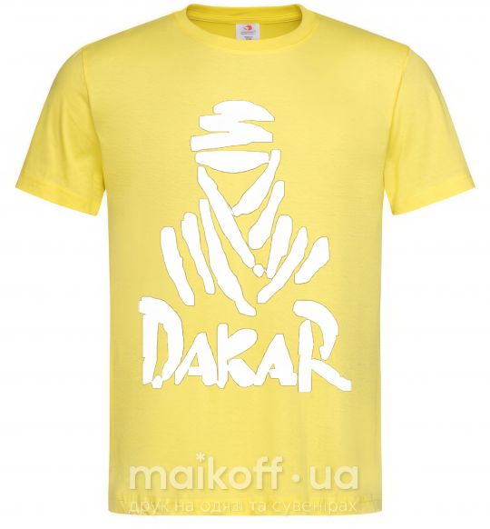 Чоловіча футболка Dakar Лимонний фото