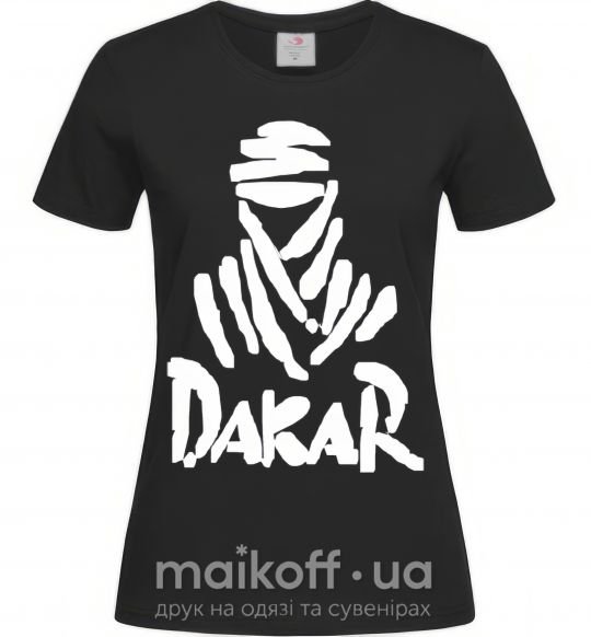 Жіноча футболка Dakar Чорний фото