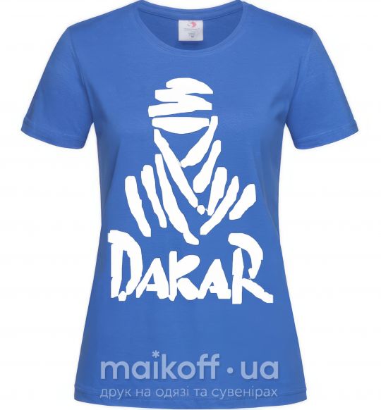 Жіноча футболка Dakar Яскраво-синій фото