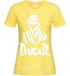 Женская футболка Dakar Лимонный фото