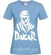 Жіноча футболка Dakar Блакитний фото